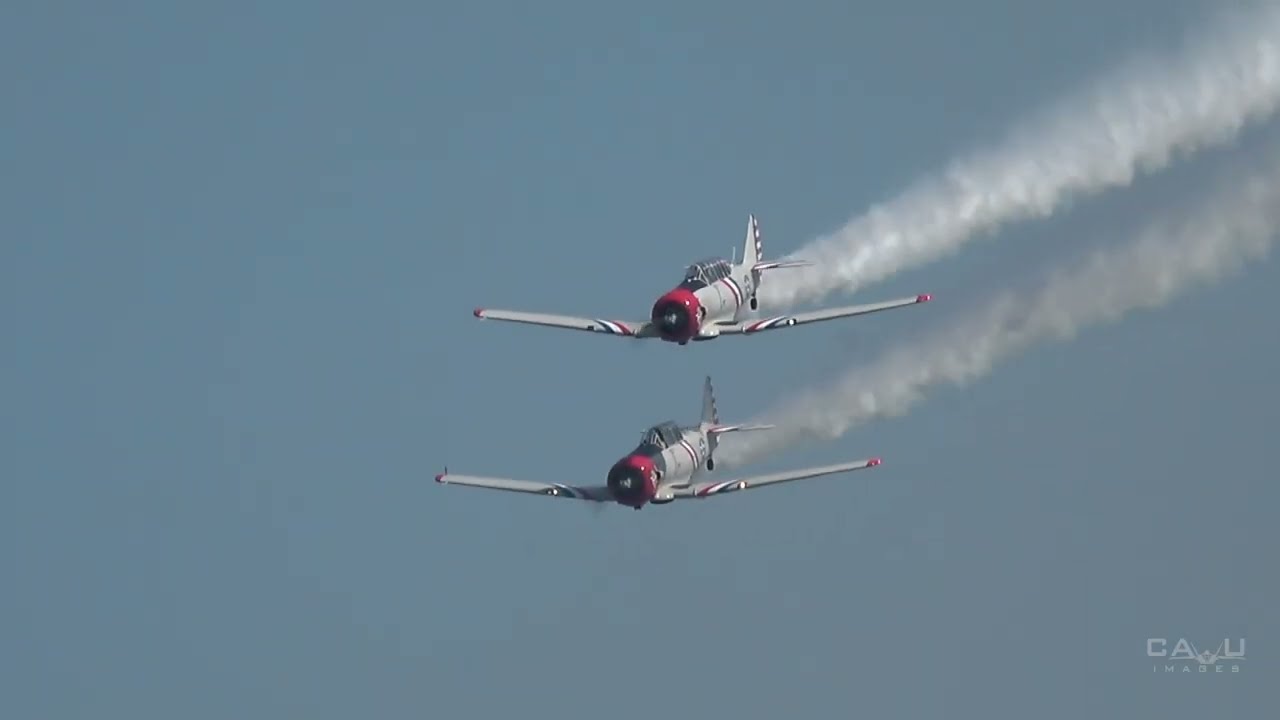 Warbird Thunder T-6 Texans @ 2025 NAS Oceana Air Show