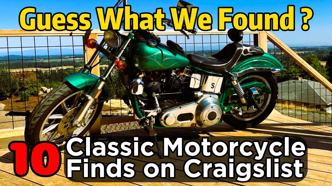 Rev Up History : Rare Classic Motorcycles for Sale on Craigslist - Harley, Triumph, and More!