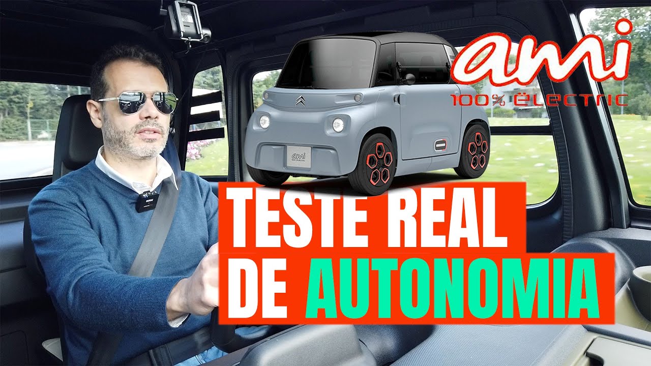Teste Real de Autonomia - Citroen AMI - Será que faz 75 Km?