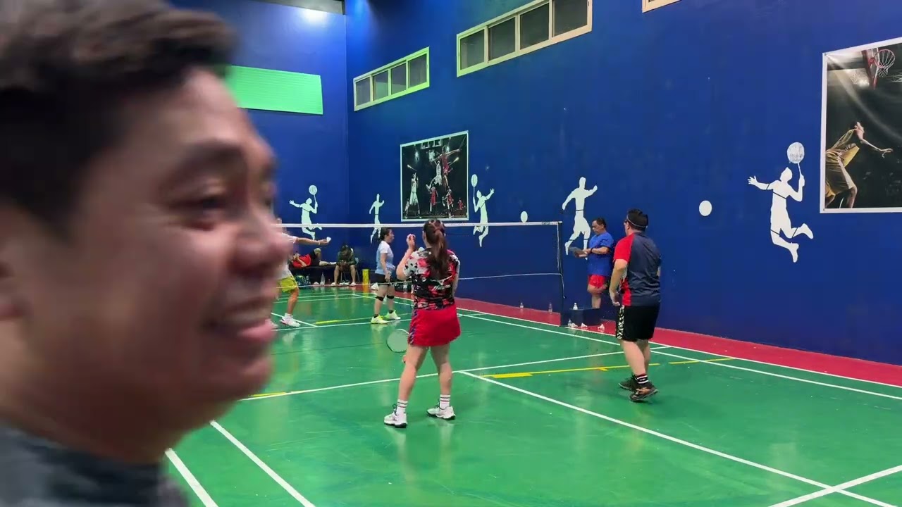 Mix Doubles BadmintonTournament | Ian/Wella vs Gerben/Lei #badminton 
