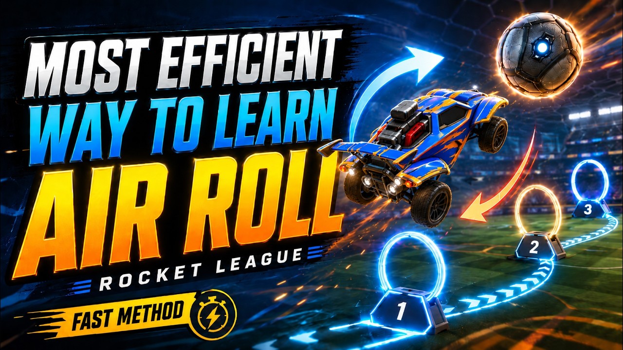 The Most Efficient Way to Learn Directional Air Rolling in Rocket League