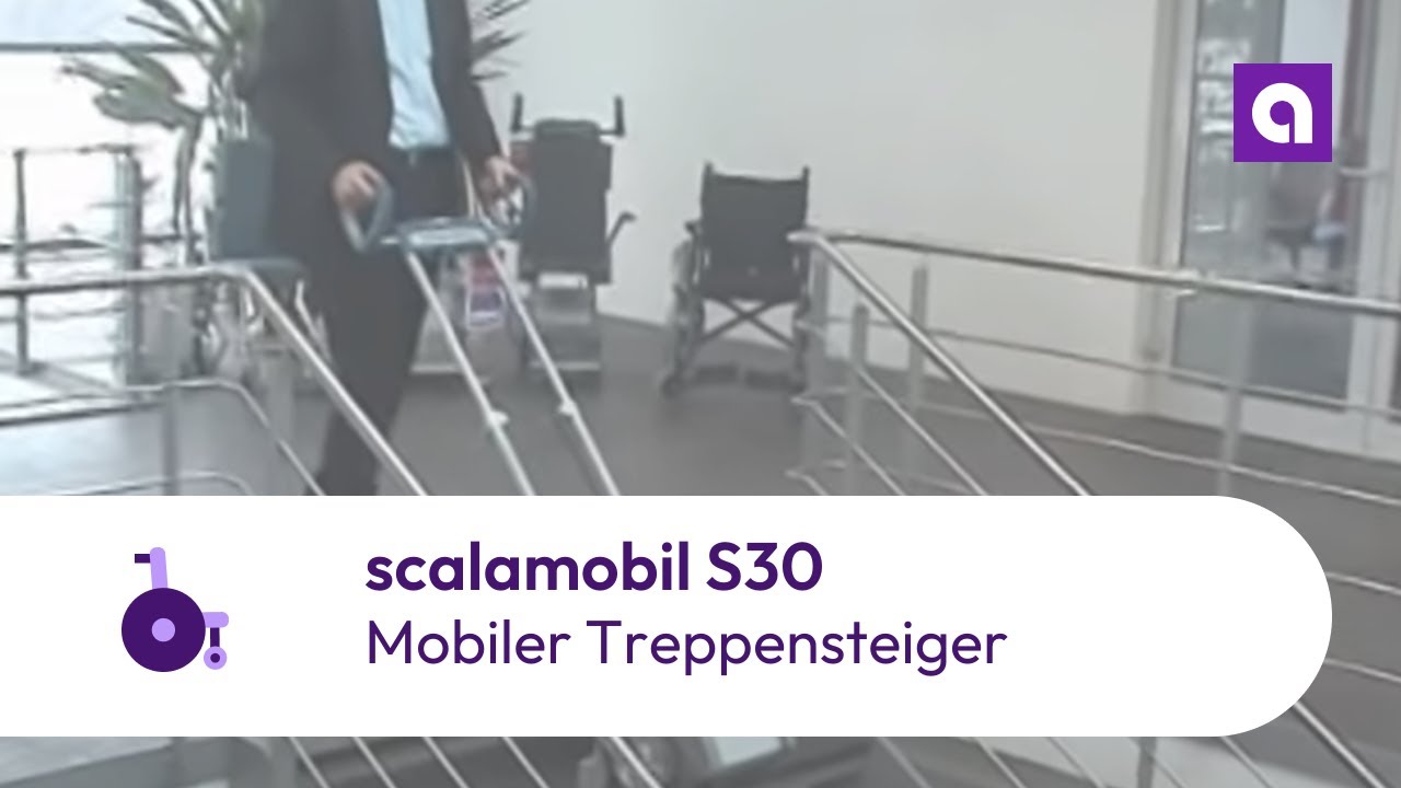 scalamobil S30 IQ | Mobiler Treppensteiger für Rollstühle