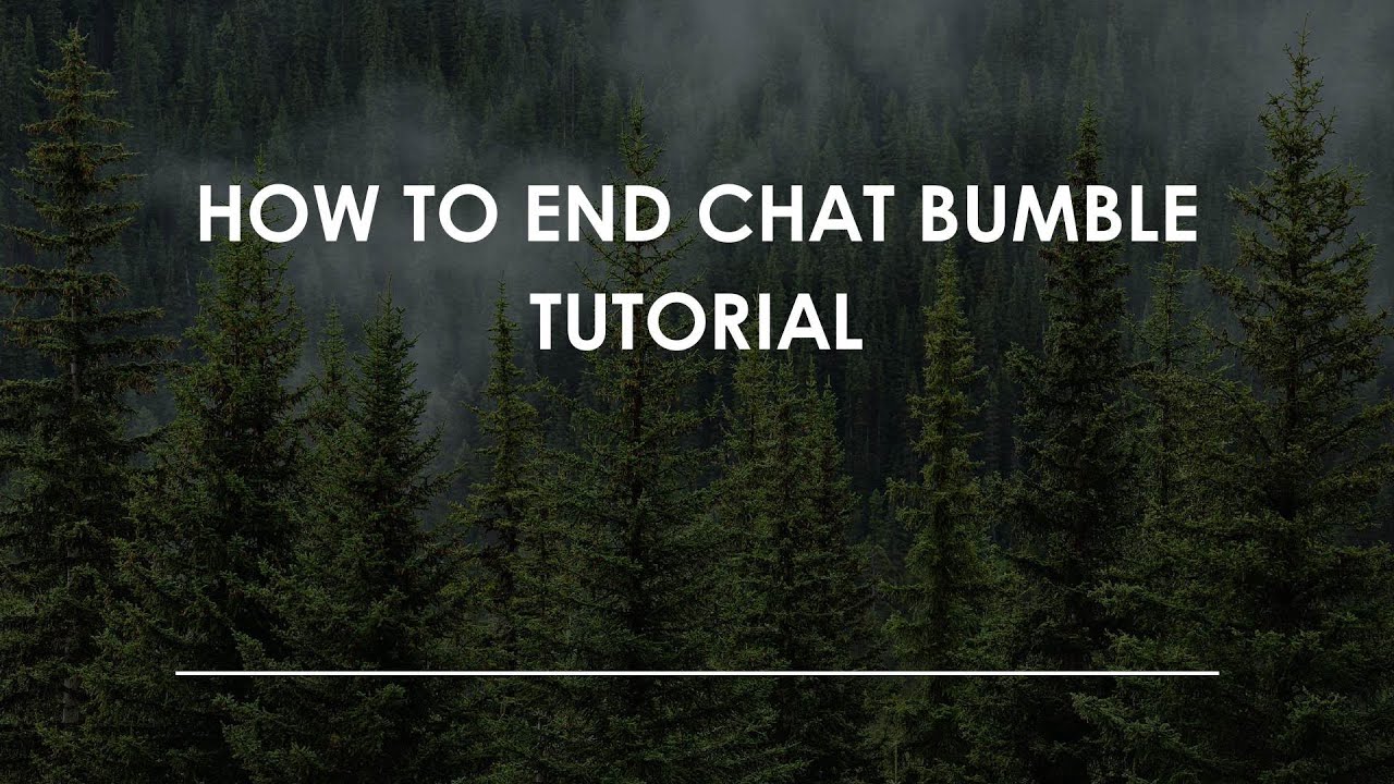 Как завершить чат в Bumble: пошаговое руководство