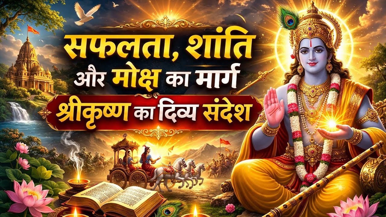भगवत गीता जी - सफलता, शांति और मोक्ष का मार्ग – श्रीकृष्ण का दिव्य संदेश