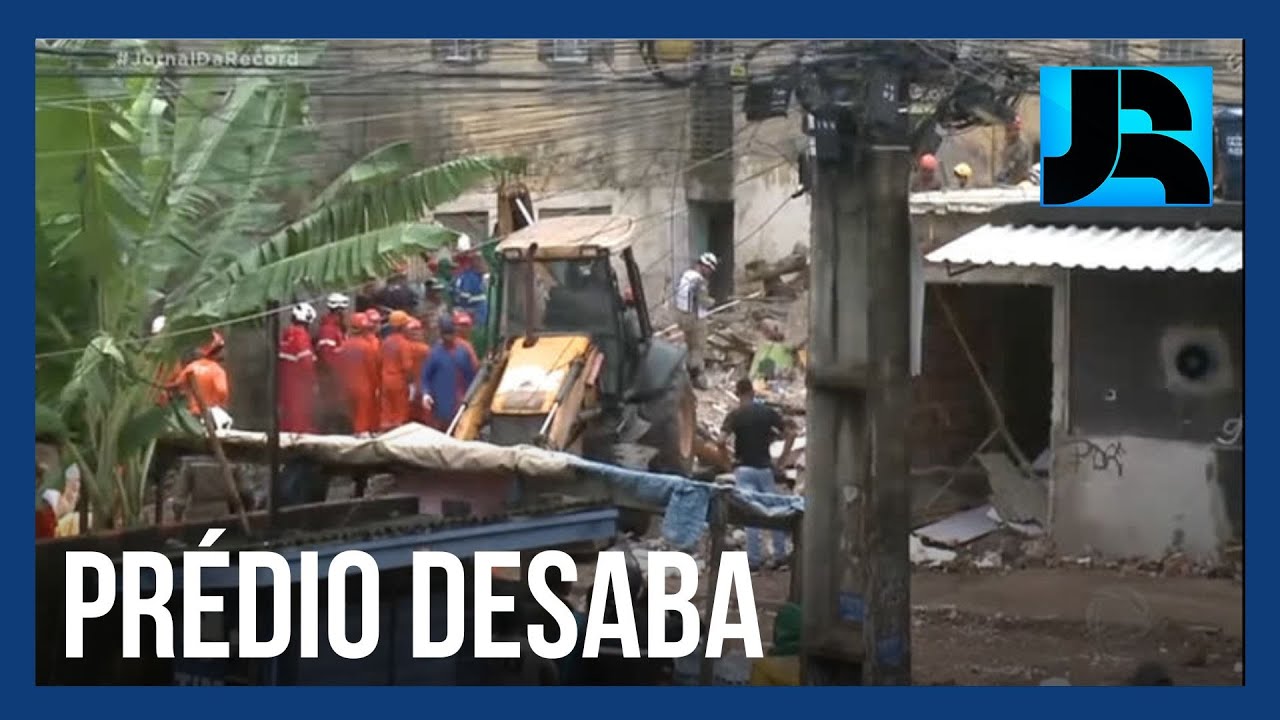 Quatro pessoas morrem no desabamento de um prédio na região metropolitana de Recife (PE)