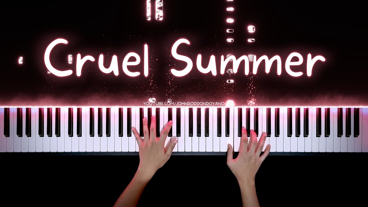 Cruel Summer – Piano Cover | Taylor Swift (PIANO SHEET)