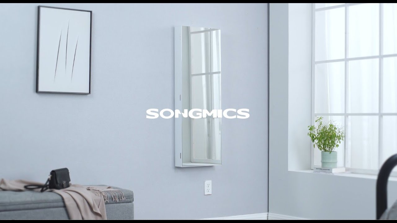 SONGMICS Jewelry Cabinet Armoire UJJC001W01