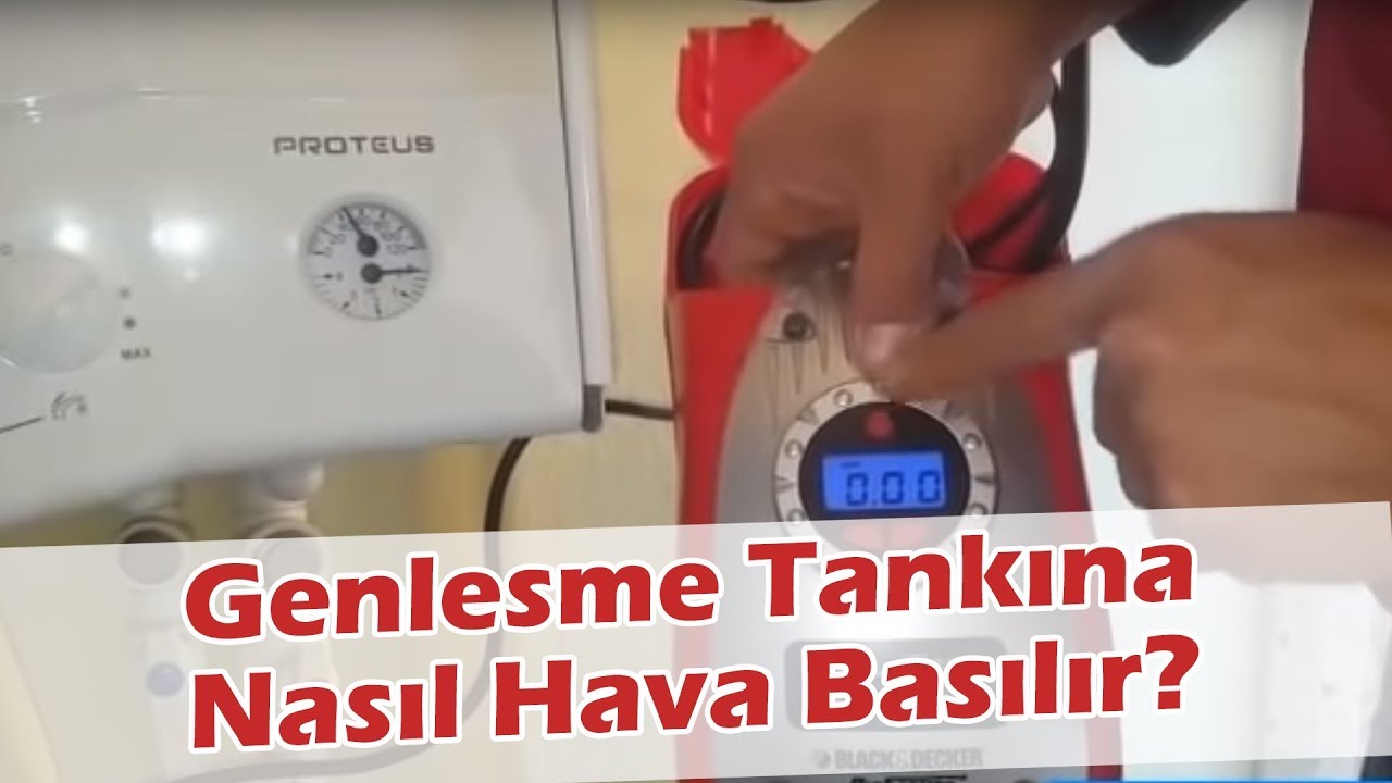 Kombi Genleşme Tankına Hava Nasıl Basılır? E.C.A Kombi Eryaman Servisi!