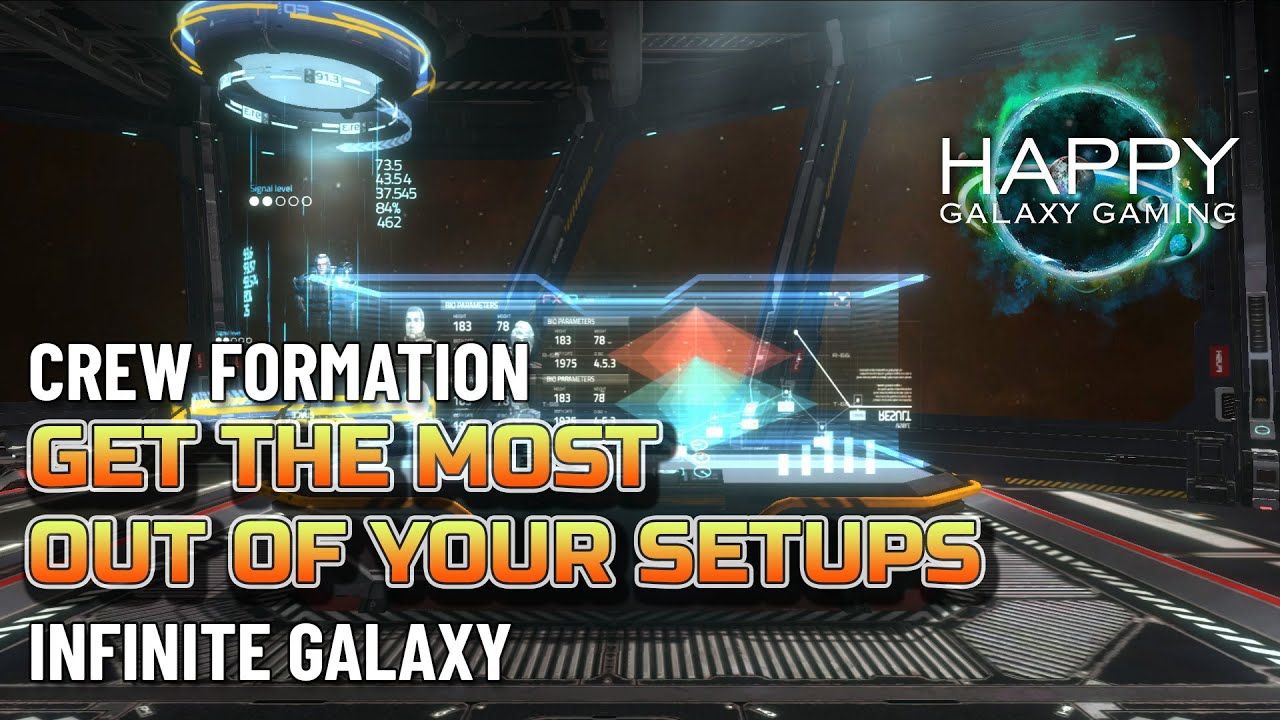 Infinite Galaxy - Crew Formation - How to Setup Your Crew Formations