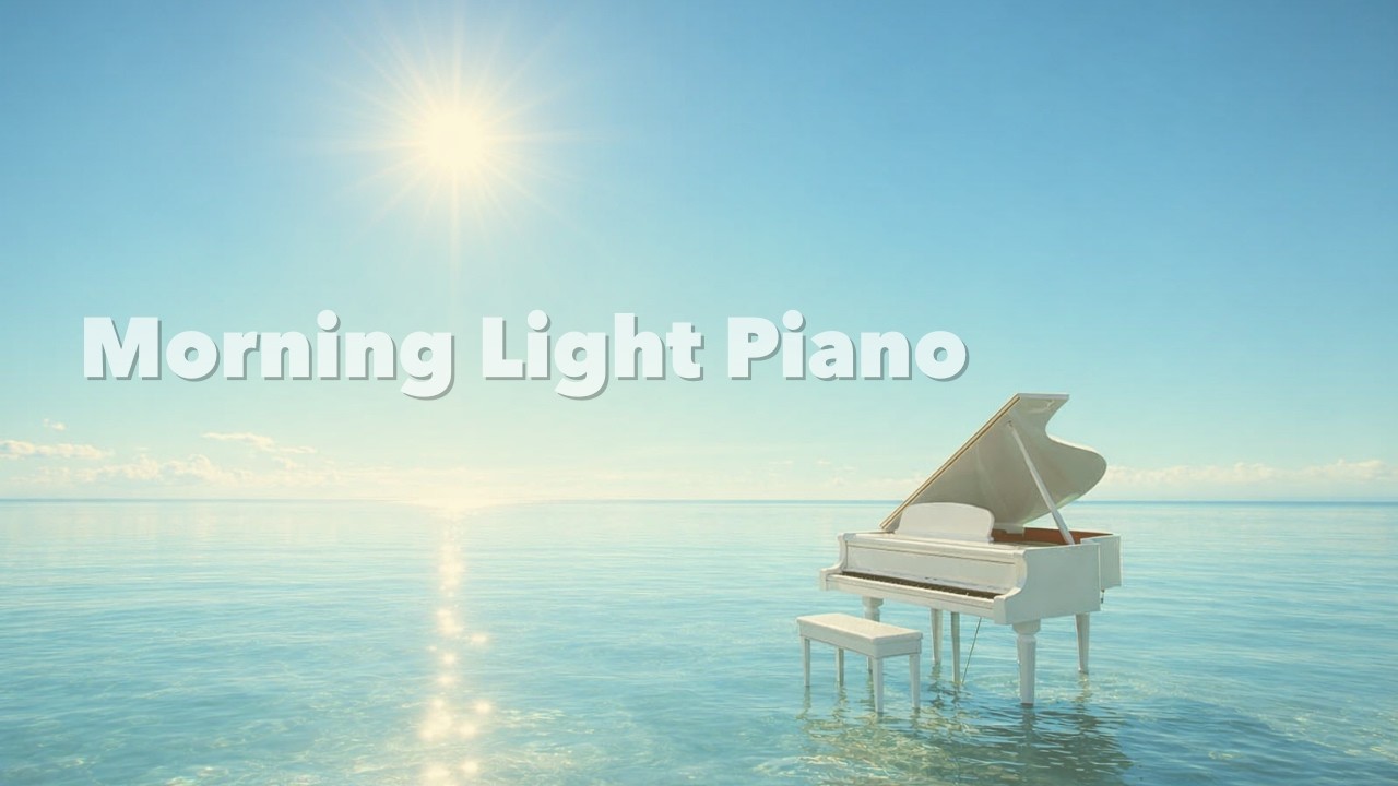 Morning Light Piano | 3 Hours Calm Morning Music | Peaceful Ocean Sunrise