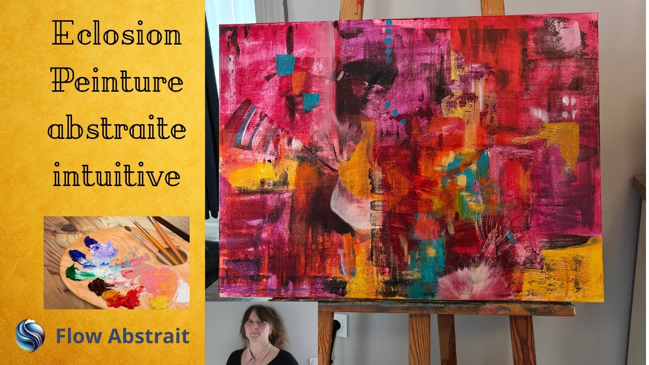 Éclosion – Peinture abstraite intuitive - Texture, matière et émotion sur toile