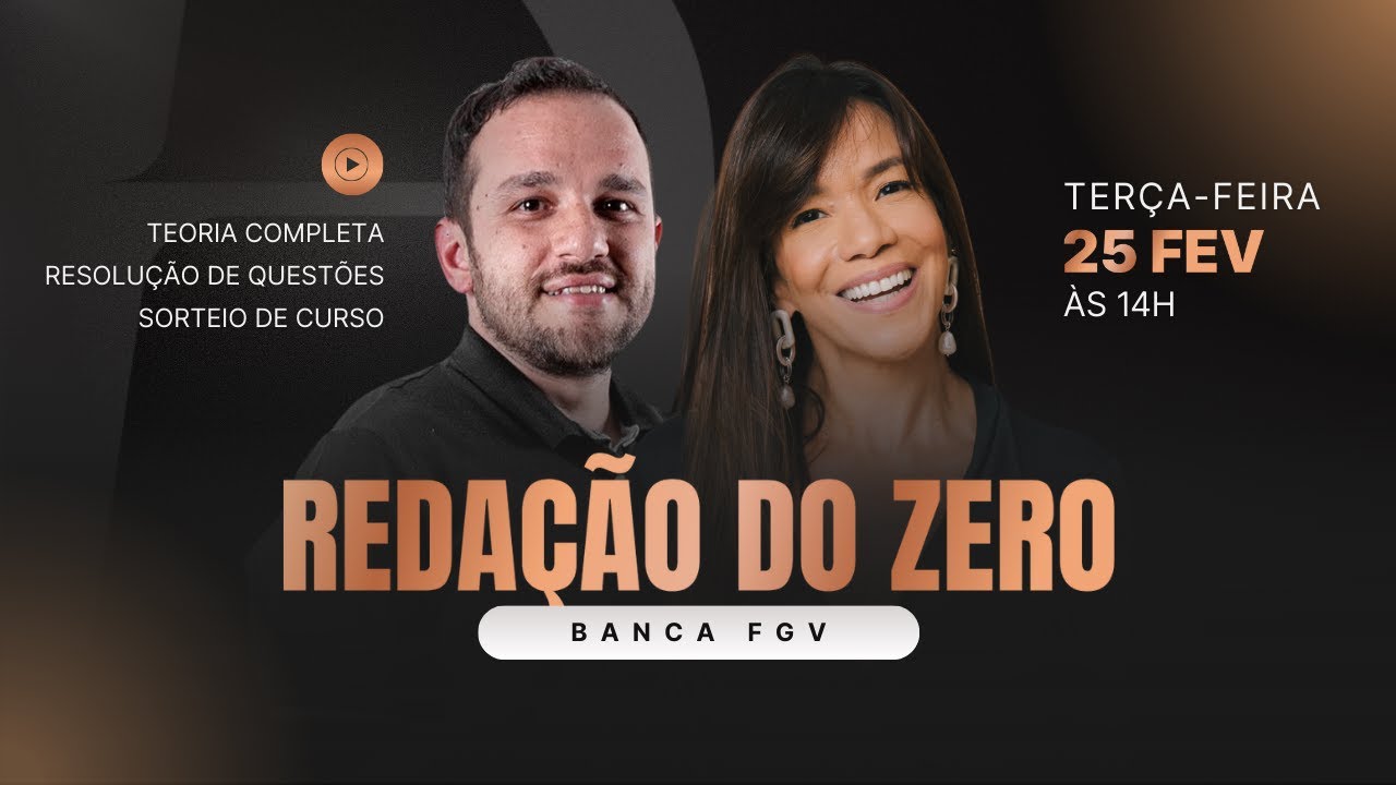 Redação do Zero [com Professora Adriana Figueiredo e Professor Rodolfo Gracioli]