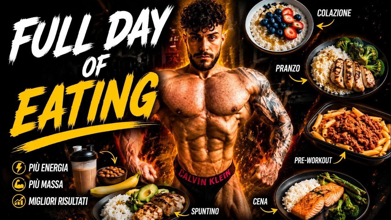 FULL DAY OF EATING | COSA MANGIO IN PREPARAZIONE?