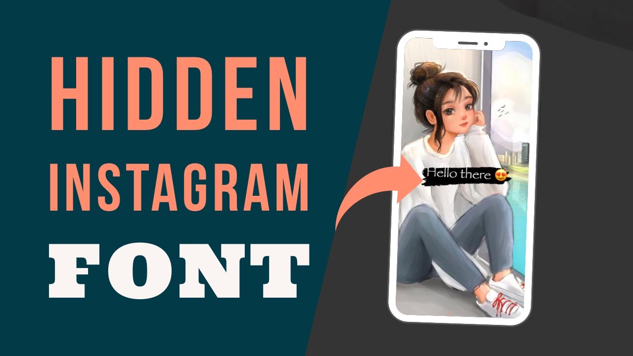 Hidden Font On Instagram Story
