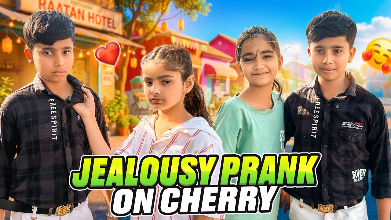 JEALOUSY PRANK ON CHERRY WITH ISHIKA ❤️😁|| DUGGU CHERRY ISHIKA | Duggu Cherry vlog