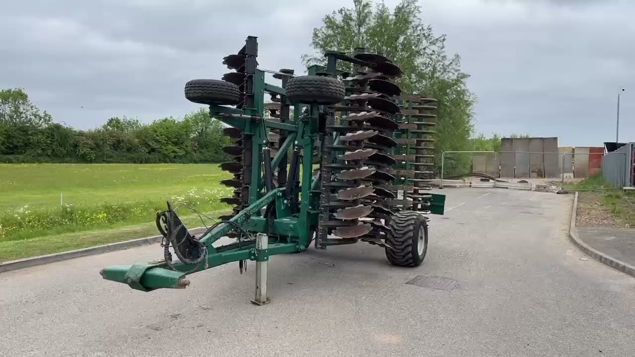 Used Bullocks BTC 50 5M Trailed Disc Harrow For Sale - Walkaround Video