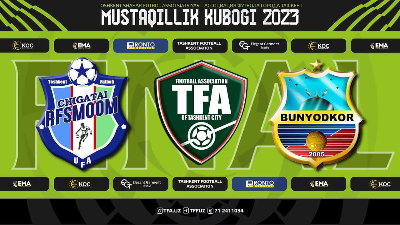 FINAL | Chig'atoy VS Bunyodkor | Jonli efir
