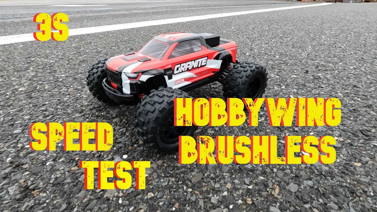 Arrma Granite Grom Speed ​​test on 3s