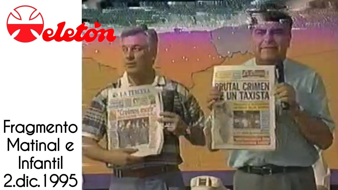Teleton 1995 Chile - Fragmento Matinal e Infantil / 2 de diciembre de 1995