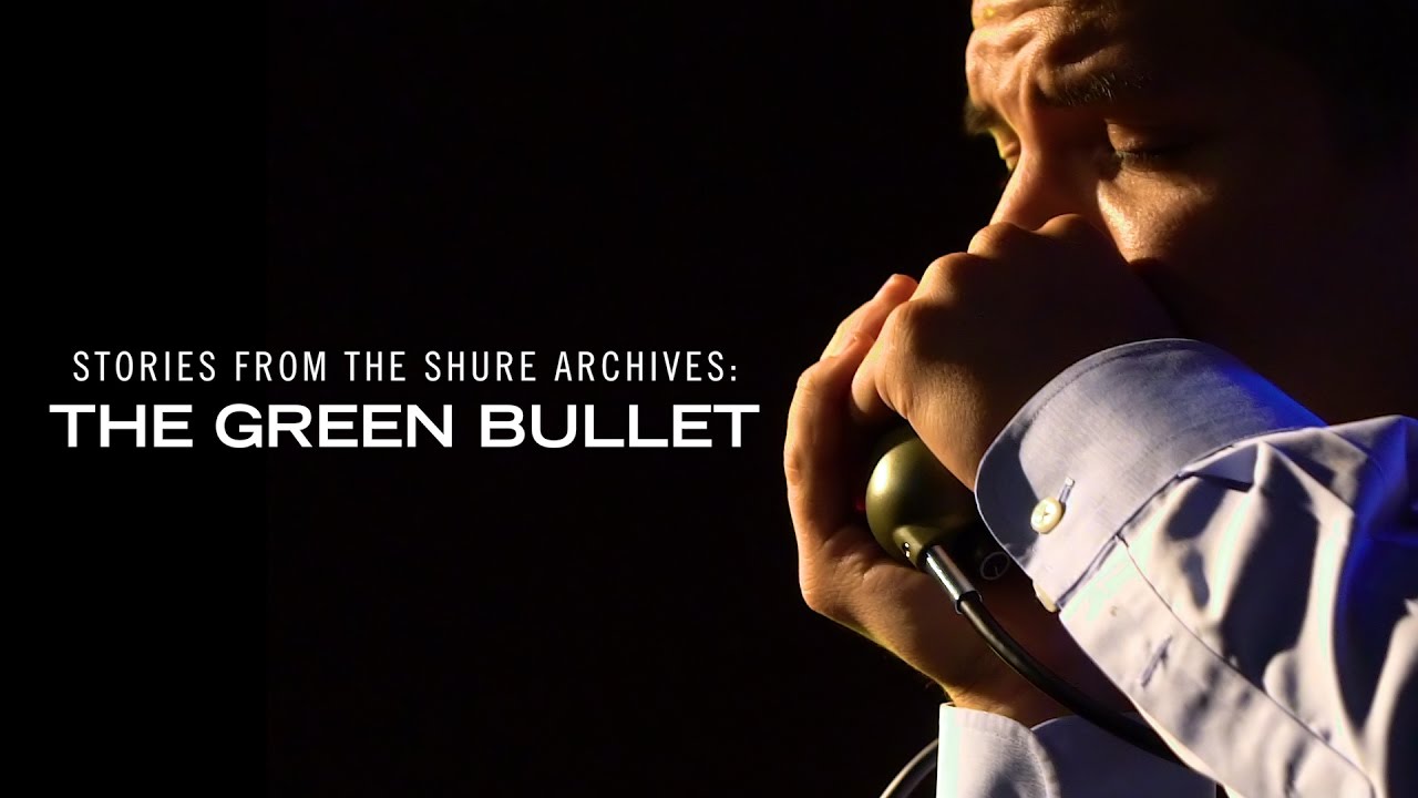 Stories from the Shure Archives: The Green Bullet Harmonica Microphone