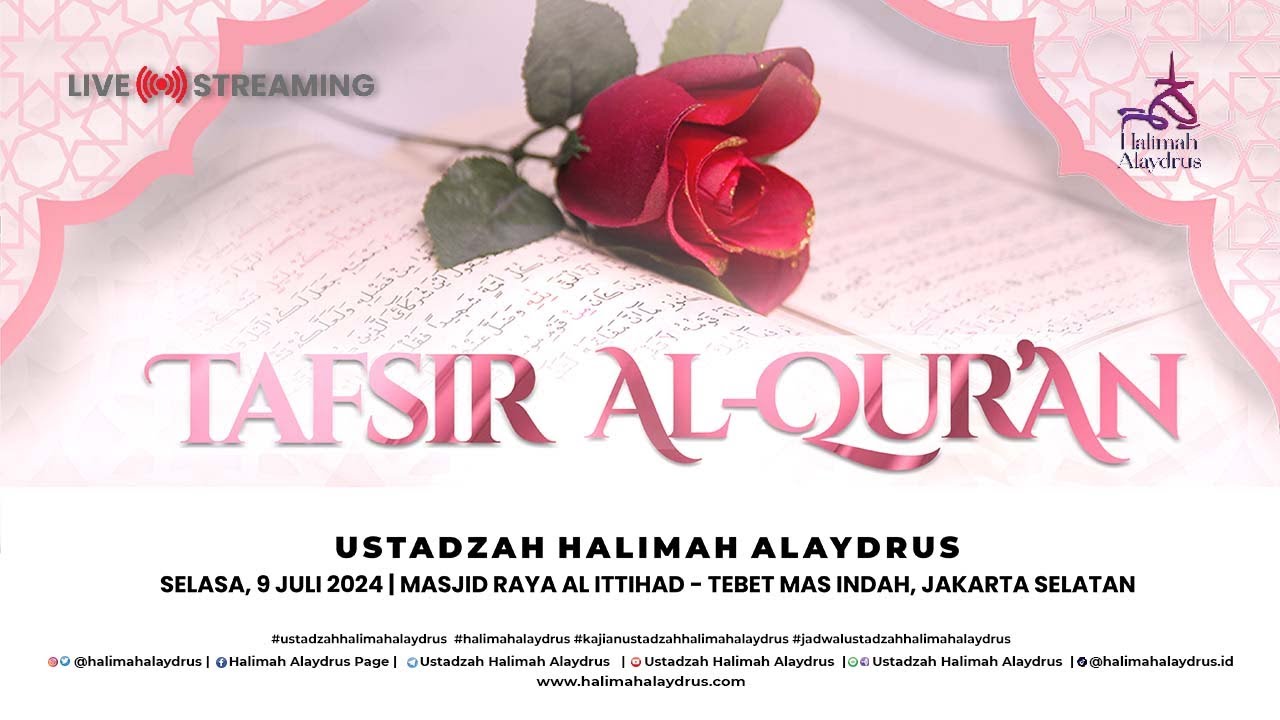 🔴 TAFSIR QUR'AN SURAT YASIN AYAT 71-75 | USTADZAH HALIMAH ALAYDRUS