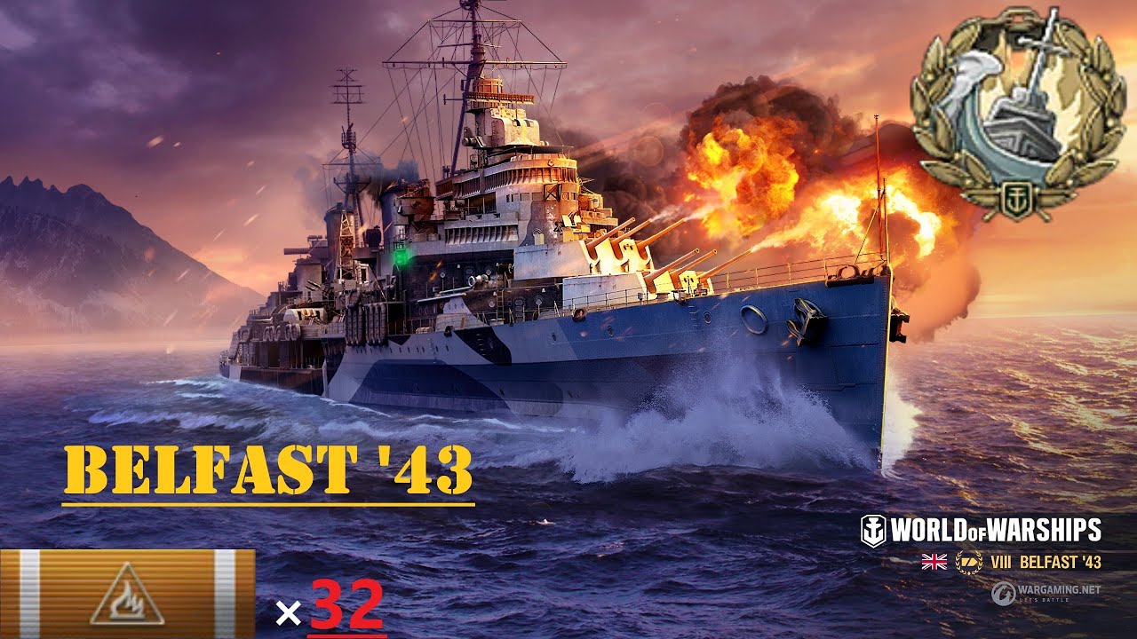 Wows Blitz  World Record with Belfast '43 【Blitz Royal】