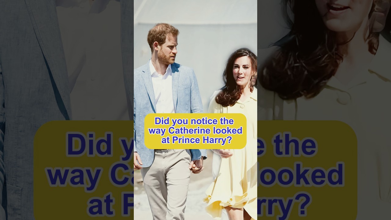 Did you notice the way Catherine looked at Prince Harry? #princesskate #princeharry