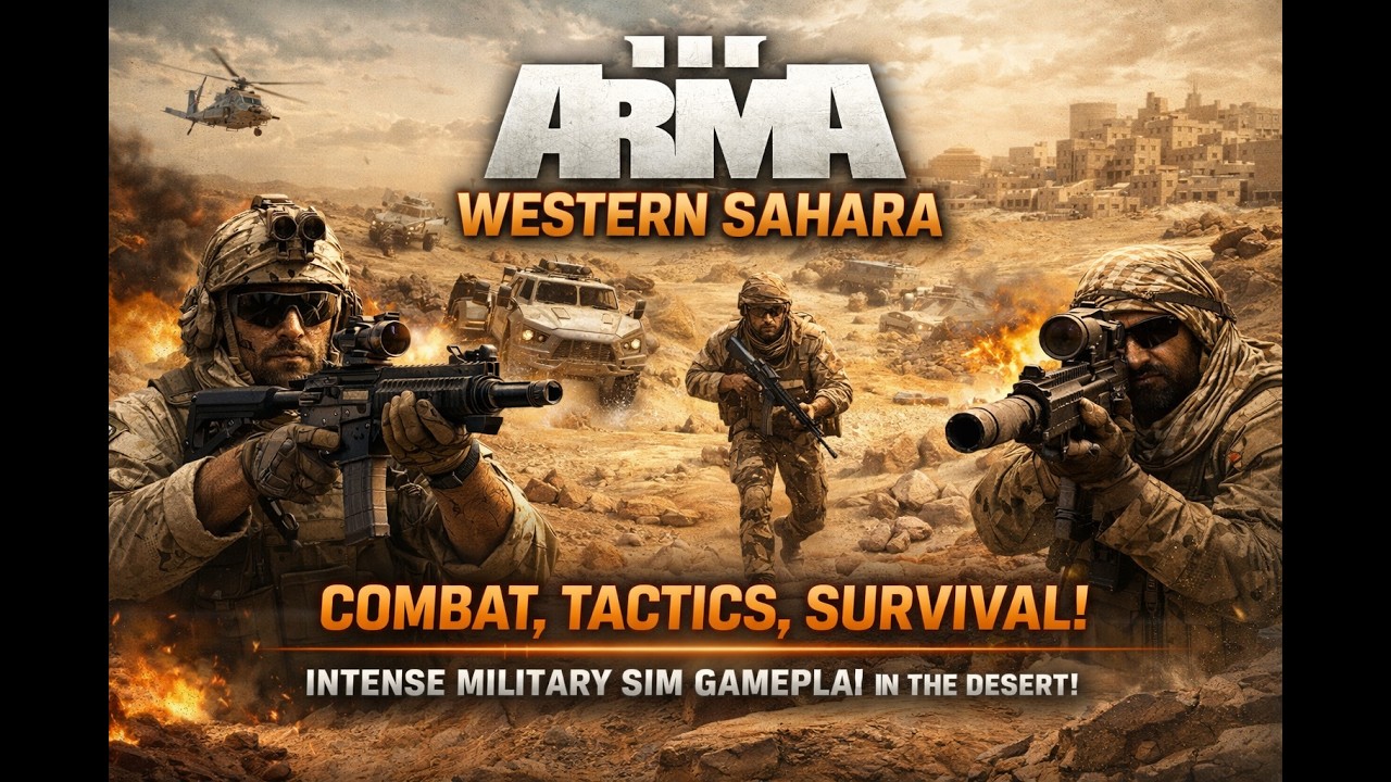 Arma 3 Western Sahara DLC – Desert Combat & Tactical Gameplay | Military Sim Action