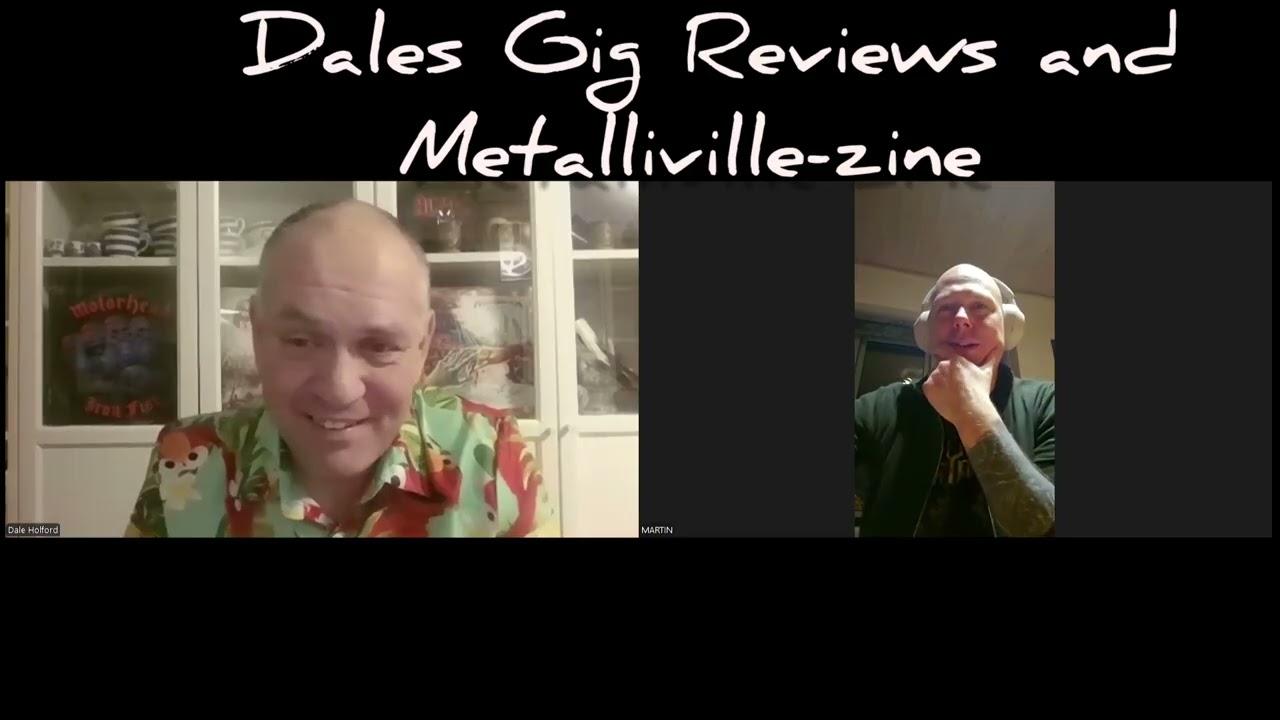 Vanir's Martin Håkan (Holmsgaard) talks to me, Dales Gig Reviews 