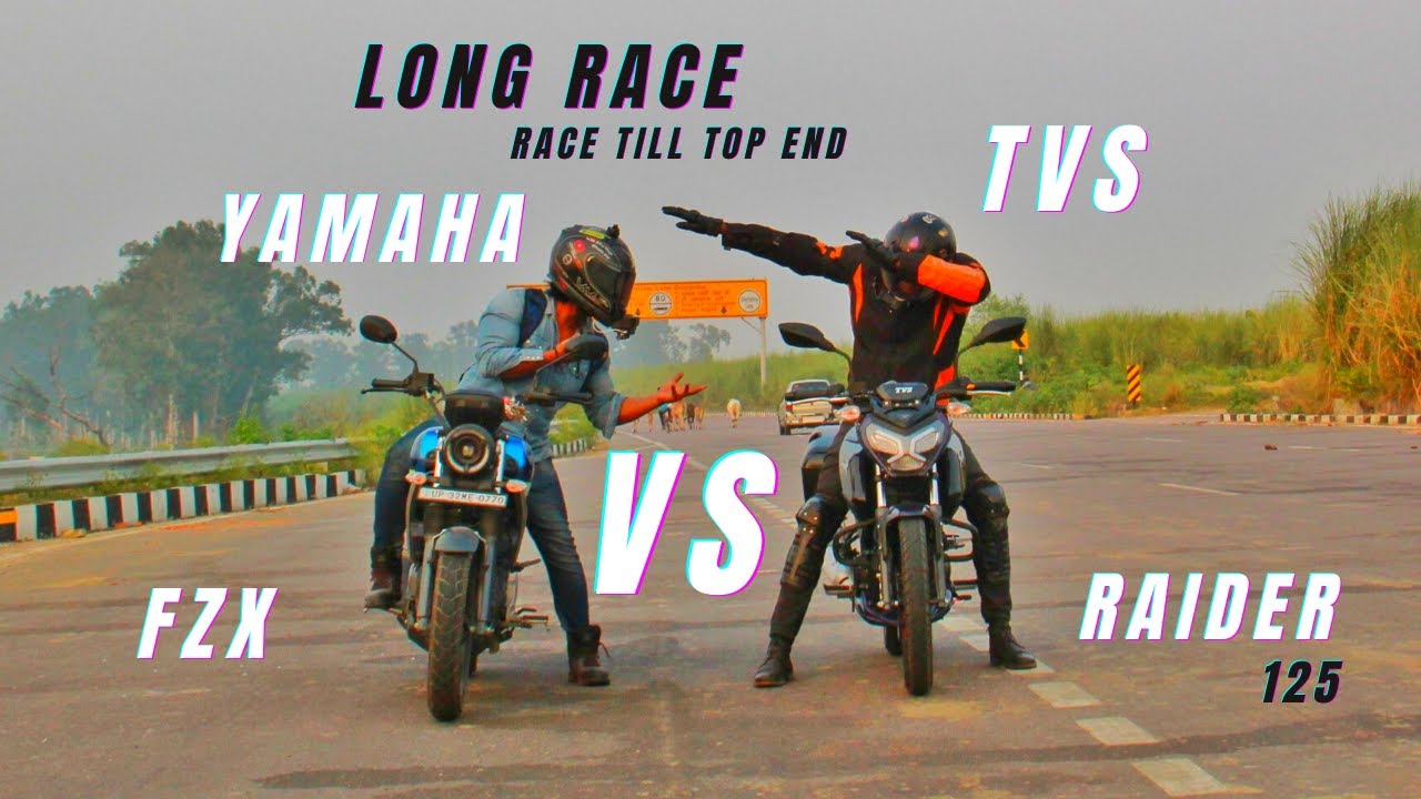 Tvs Raider 125 vs Yamaha Fzx 150 Ye Kya ho gaya | Amazing Race 150cc vs 125 | Ksc Vlogs