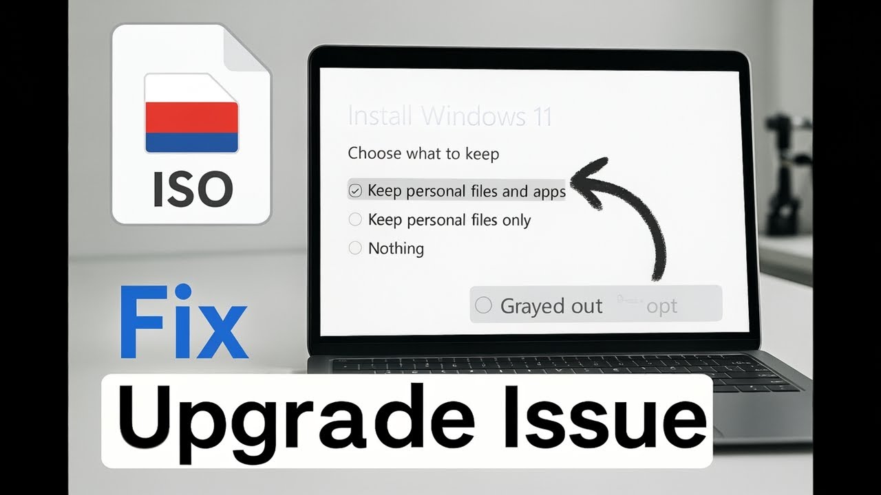 Keep Personal Files And Apps Is Grayed Out When Upgrading Windows 11