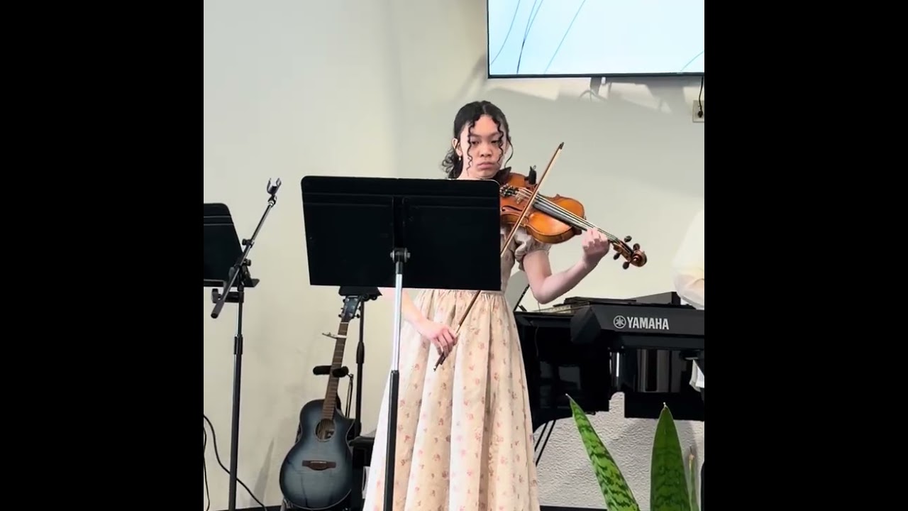 Song offering - FBC 32nd Anniversary - violin by Maui - Oceans/ Worthy