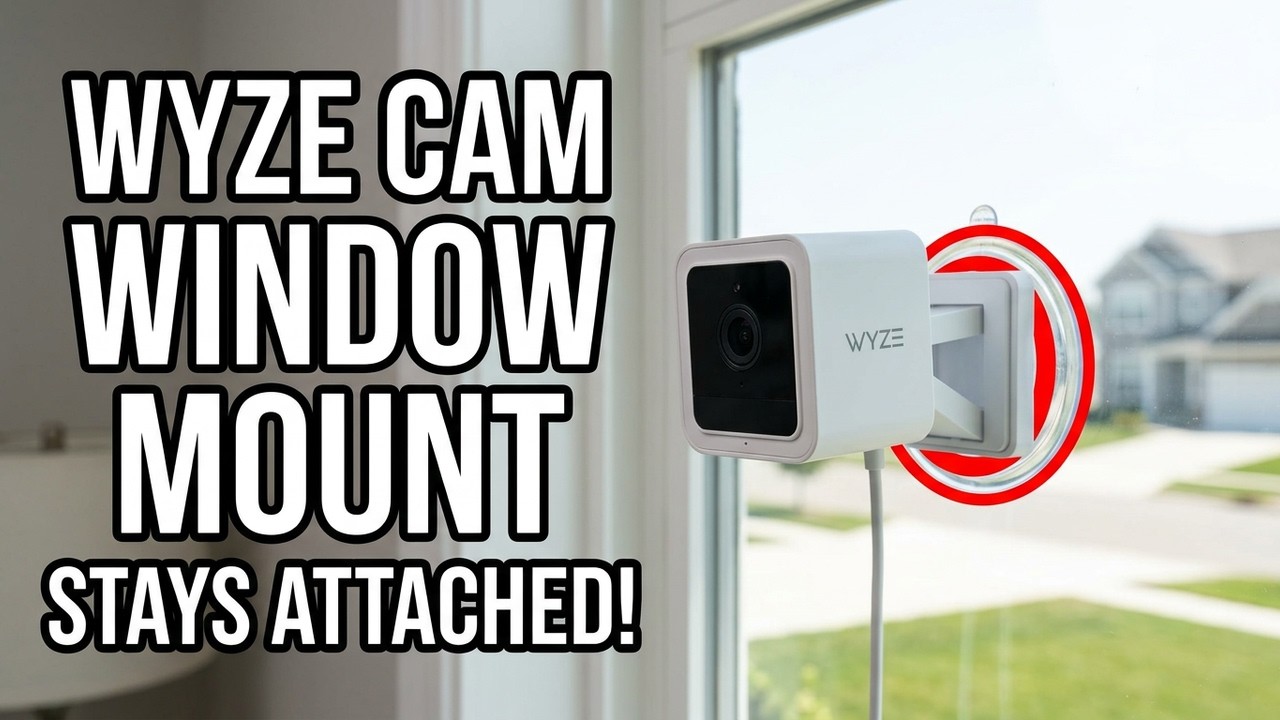 How To Mount a Wyze Camera To A Window