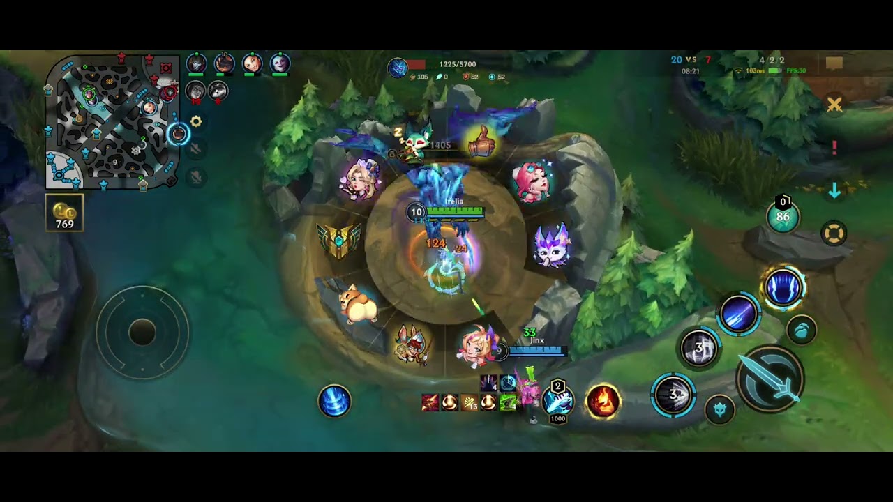 Frost blade Irelia lvl 7 unstoppable jungle 