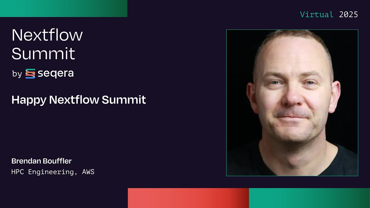 Брендан Буффлер: Счастливого саммита Nextflow от AWS