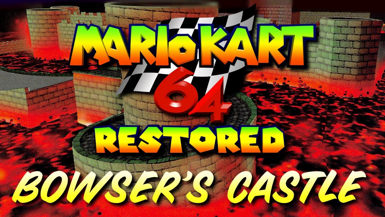 Bowser's Castle - Mario Kart 64 (Restored)