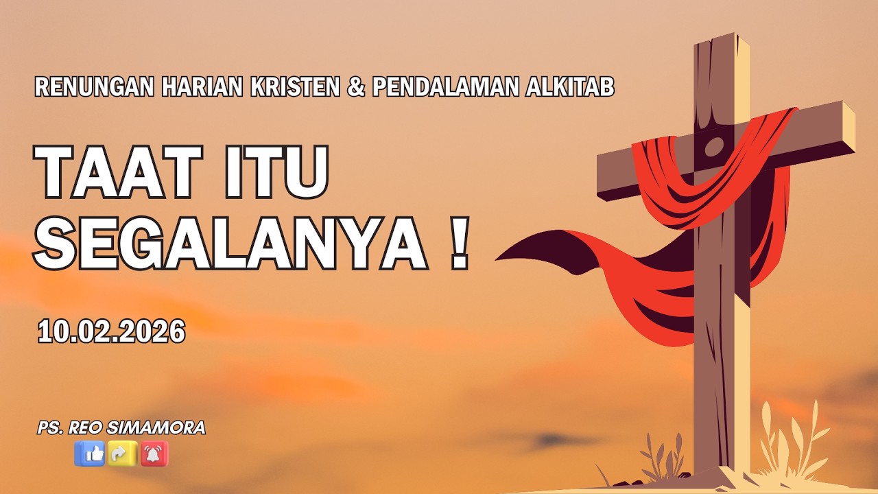 DAILY DEVOTION - 10 02 26 | TAAT ITU SEGALANYA