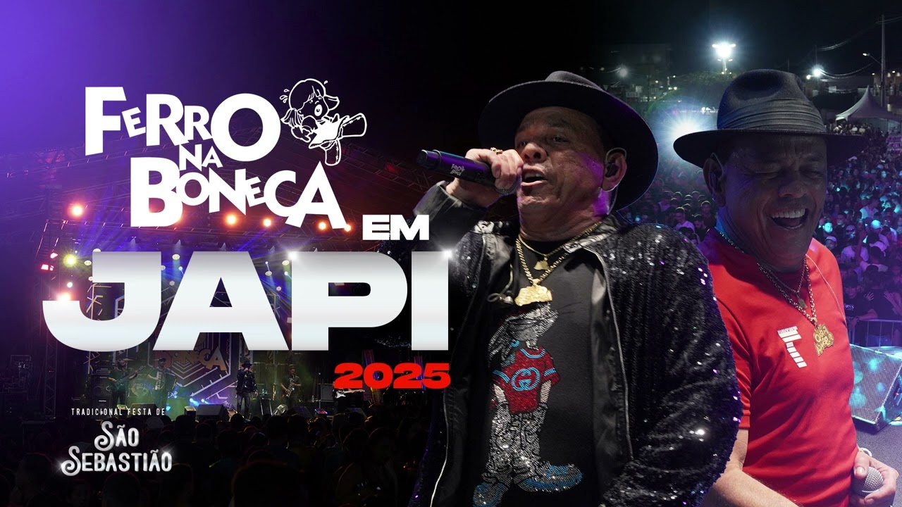 FERRO NA BONECA AO VIVO EM JAPI NA FESTA DE SÃO SEBASTIÃO 2025