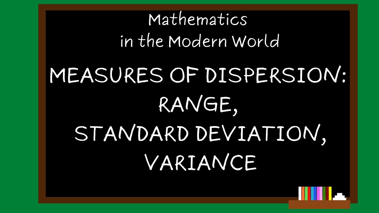 Mathematics in the Modern World Module 5 - Measures of Dispersion: Range,Standard Deviation,Variance