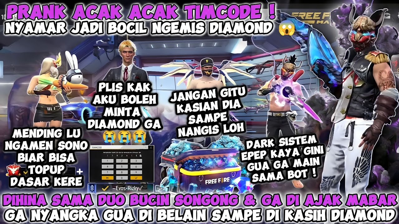 ACAK ACAK TIMCODE NYAMAR JADI BOCIL NGEMIS DIAMOND DIHINA SAMA DUO BUCIN SONGONG & DI BELAIN SAMA S2