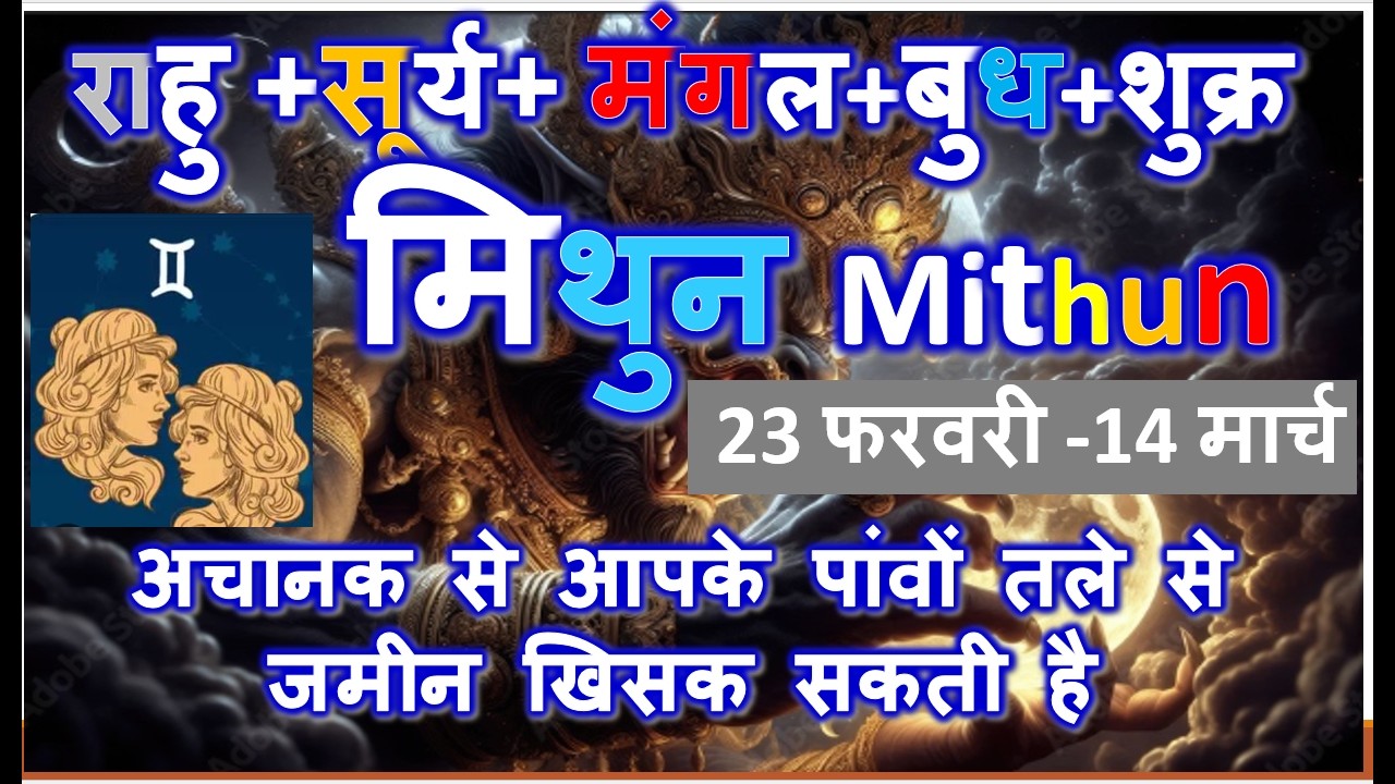 13 फरवरी सूर्य राशि परिवर्तन Mithun Rashi par Prabhav | Gemini Horoscope | Surya Kumbh Sankranti