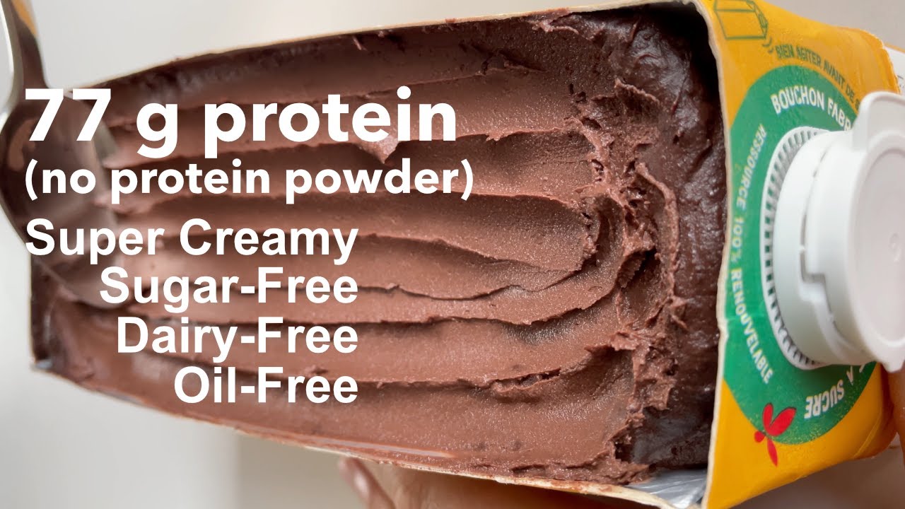 77 g Protein Chocolate Ice Cream made with CHICKPEAS