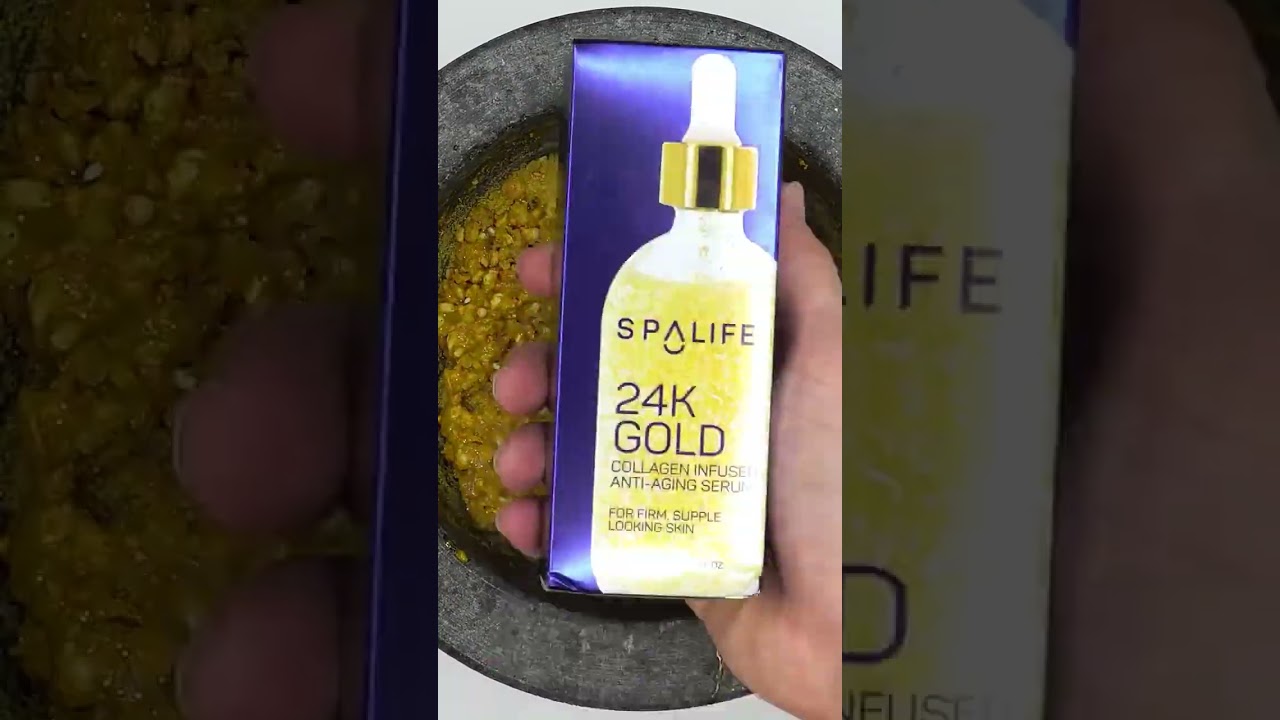 Gold  Face Mask ASMR #short #trend #satisfy #shortsfeed #usa #canada #india #indian #girl #viral