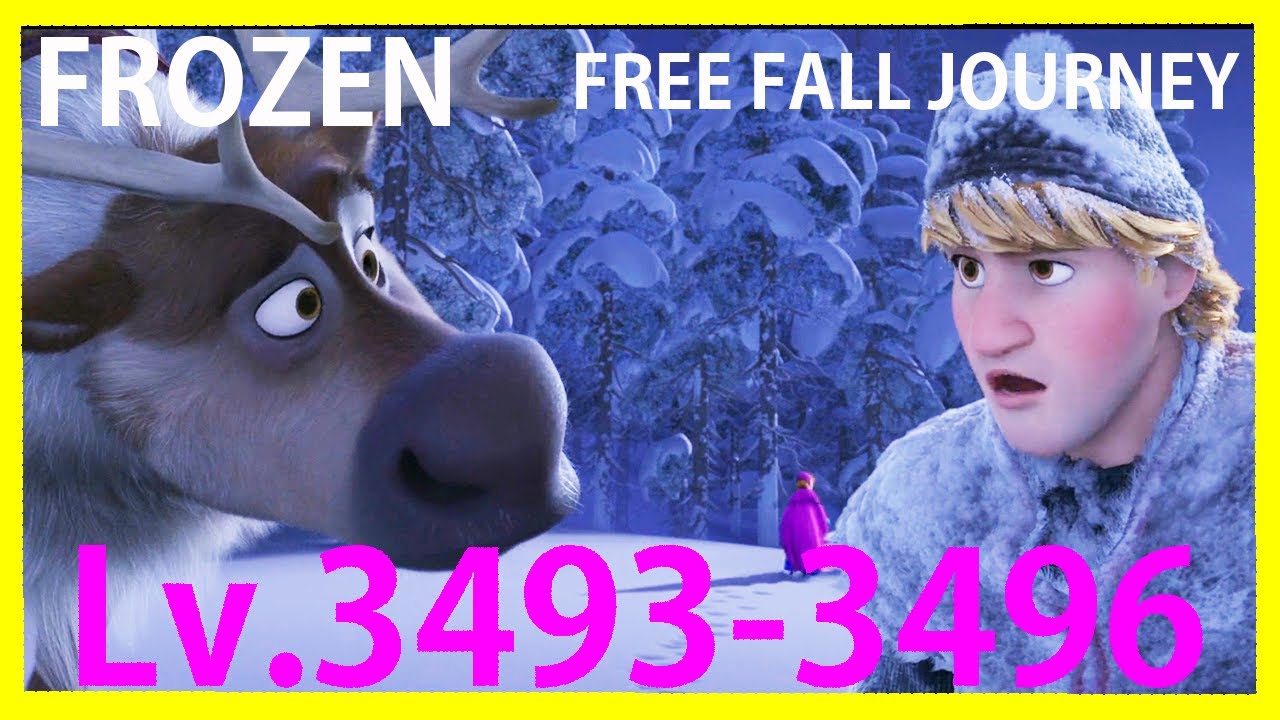 FROZEN FREE FALL JOURNEY 3493-3496