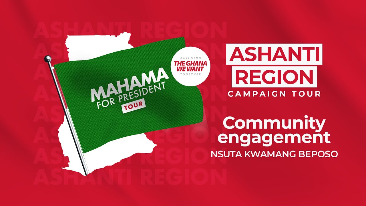 WATCH LIVE | Mahama addresses community engagement in Nsuta | #Mahama4change2024 | WoezorTV