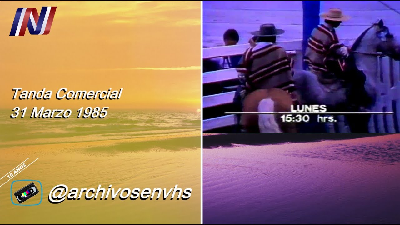 Tanda Comercial TVN - Marzo 1985