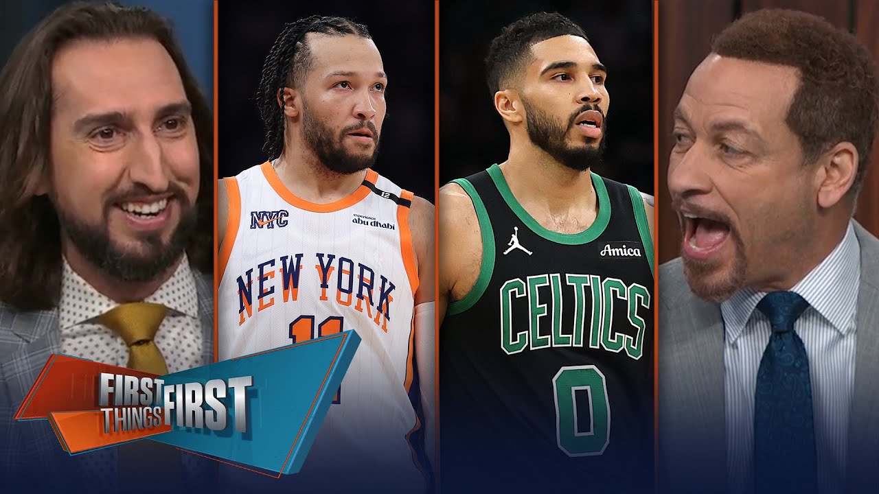Celtics go down 2-0, Knicks were ‘underestimated,' Jayson Tatum to blame? | NBA | FIRST THINGS FIRST
