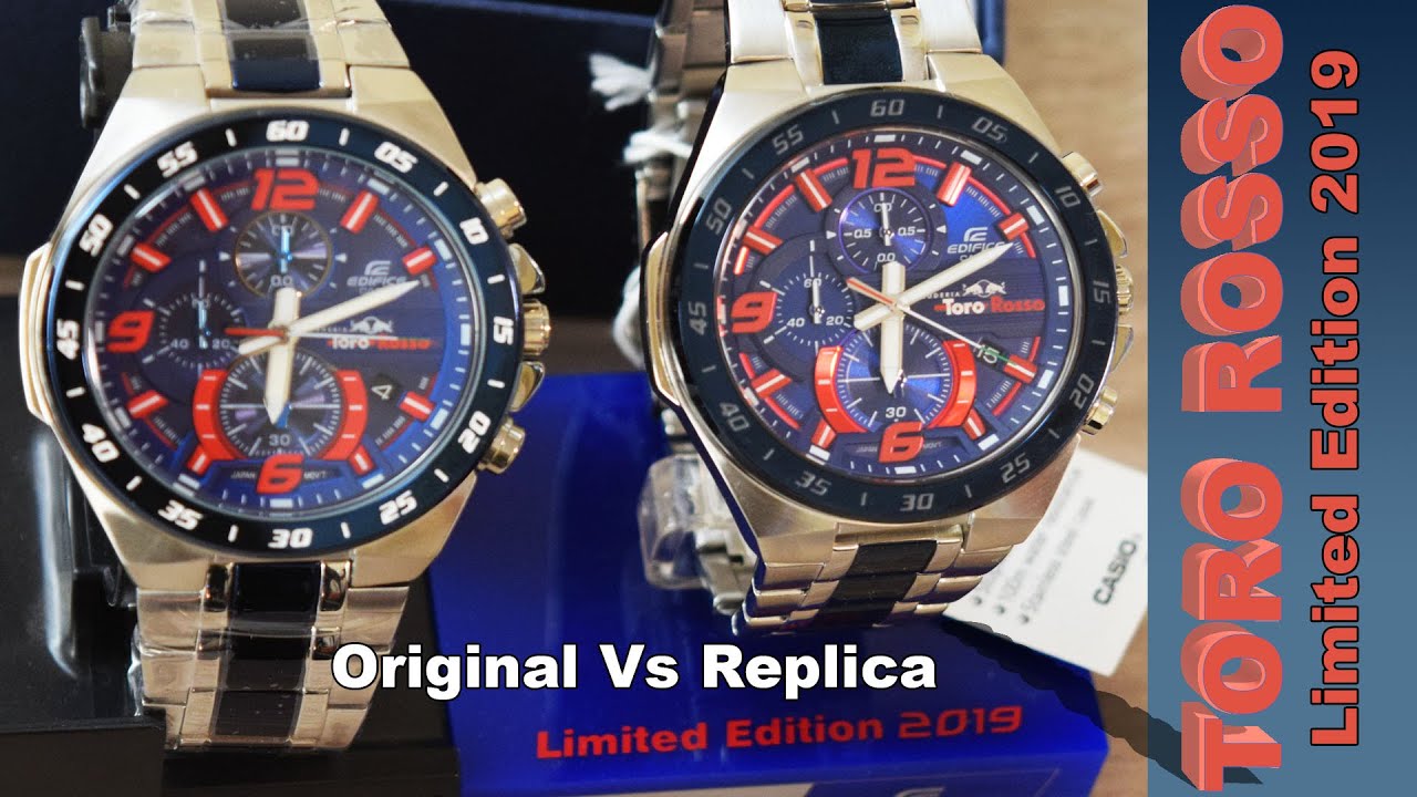 Casio Edifice Toro Rosso EFR-564TR Оригинал и копия