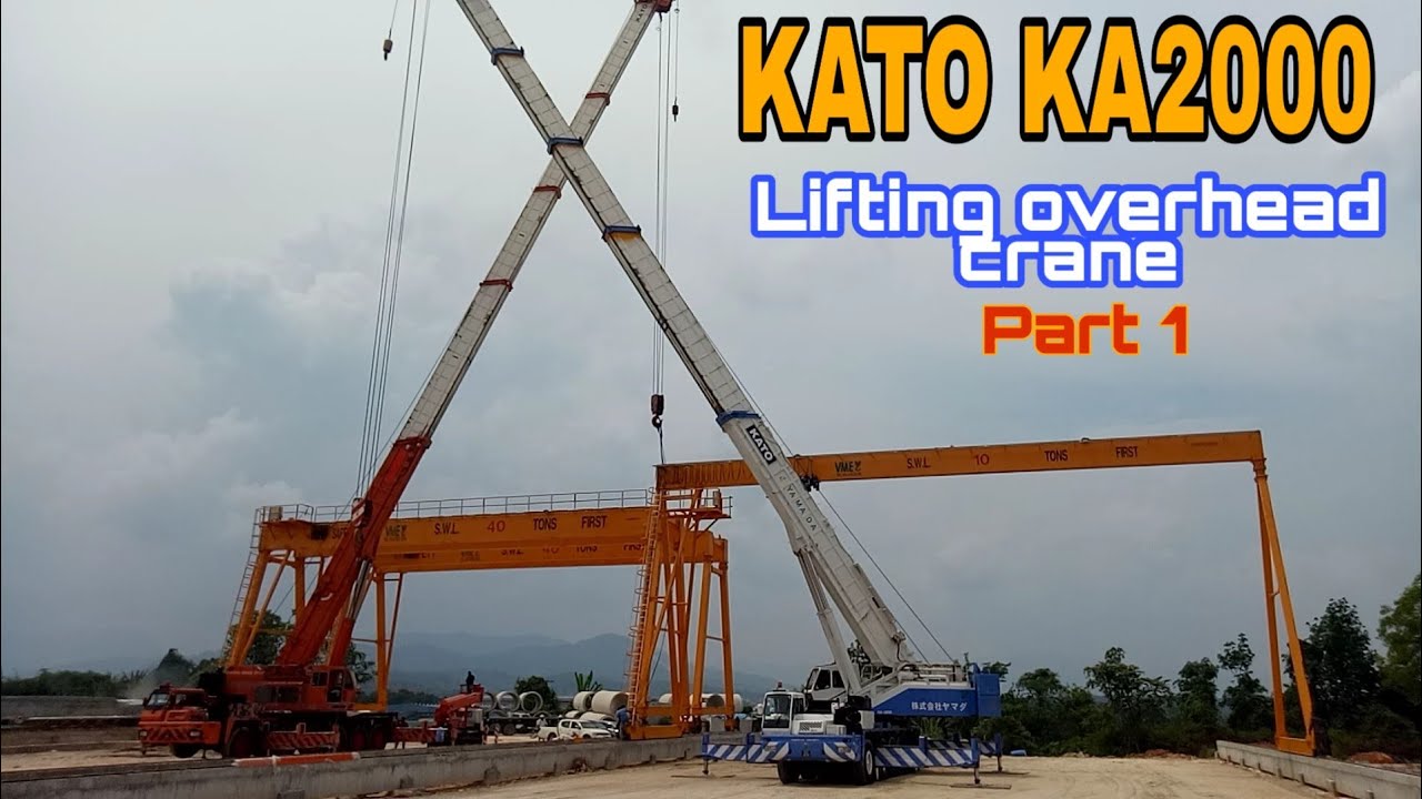 KATO KA2000. LIFTING OVERHEAD CRANE. Part 1