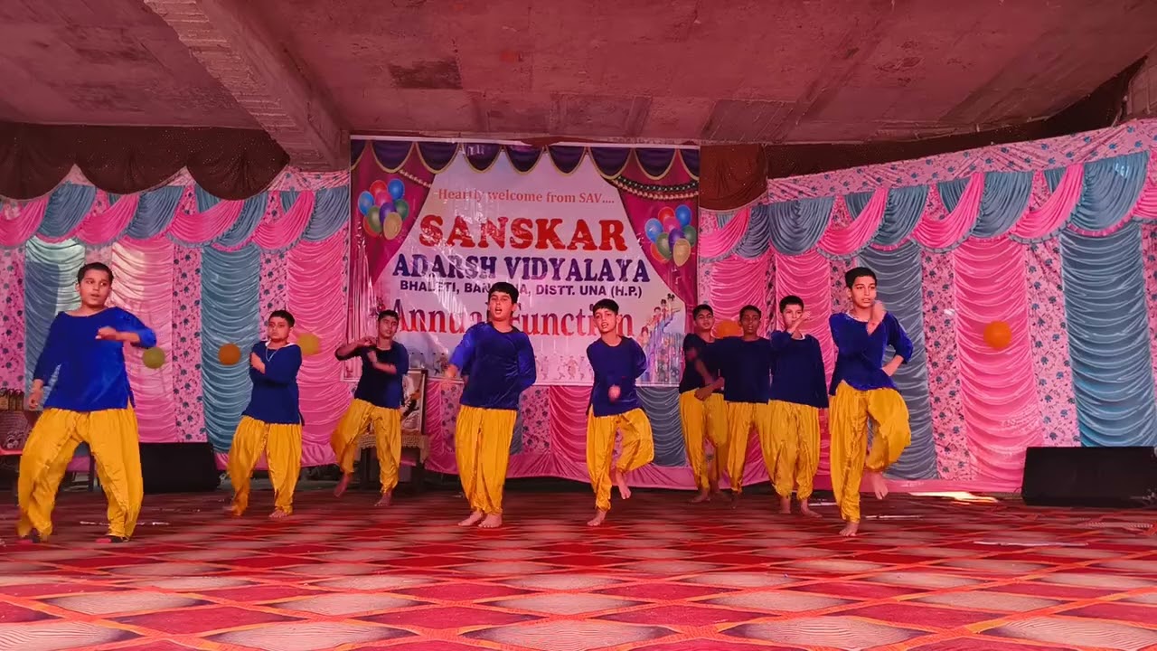 Annual function 2024# Class 6th +9th (Boys ) performance # song - Aarambh hai prachand 😊😊😊